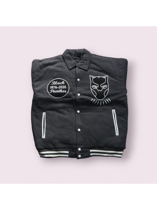 Black Squad Oversized- Varsity jackets