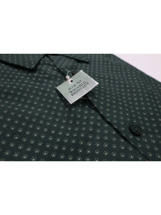 ENGLISH LAUN FORMAL PRINTED SHIRT - GREEN